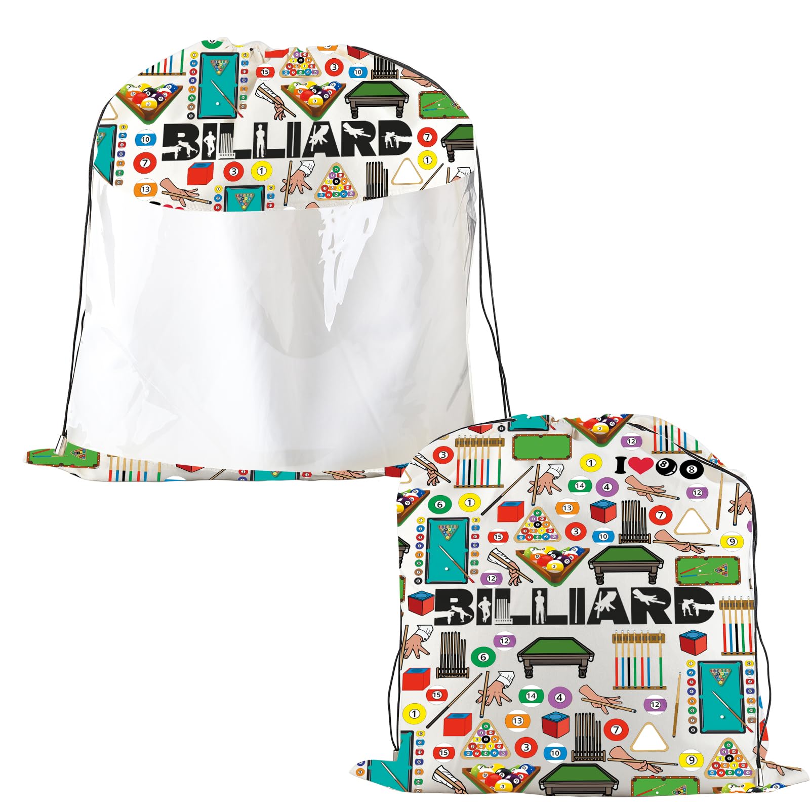 Sac de billard avec cordon de serrage PXTIDY pour ranger vos flèches