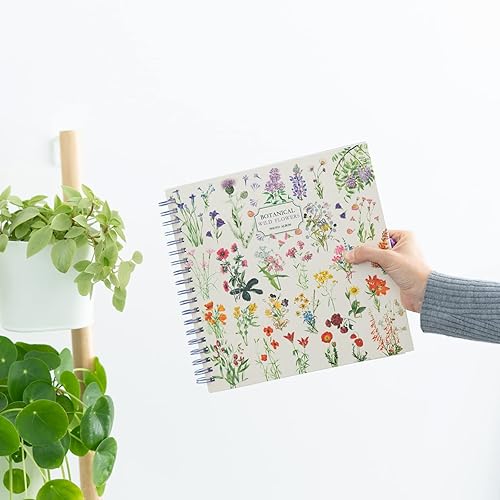 Miniatura 7 de Kokonote Álbum de fotos de flores silvestres botánicas  10.2 x 10.2 pulgadas  10.2 x 10.2 in  40 páginas  Tapa dura  Regalos de cactus  Libro de