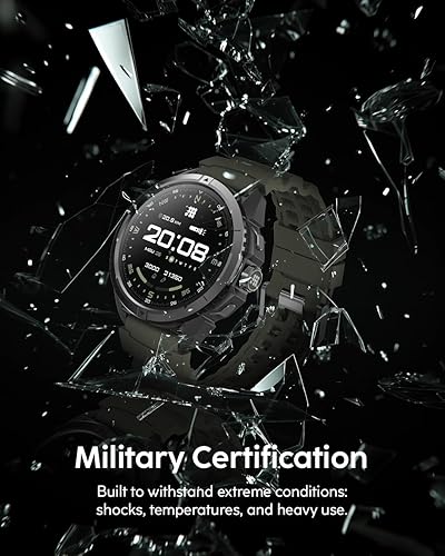 Miniatura 3 de Cubitt Terra - Reloj inteligente resistente con GPS de doble banda, pantalla AMOLED de 1.48 pulgadas, mapas sin conexión, VITA AI, entrenador AI,