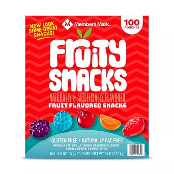 Members Mark Fruity Snacks, 0.80 Ounce 100 Count