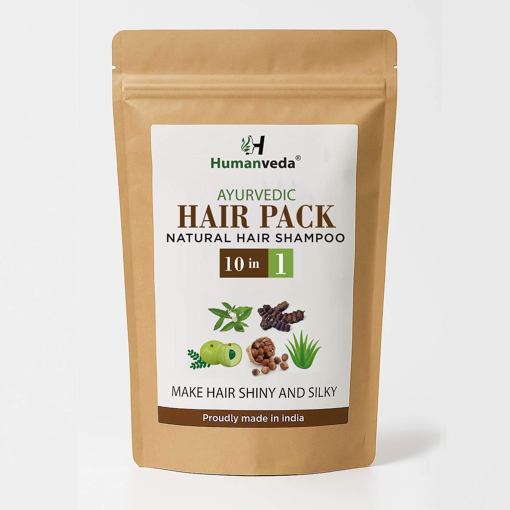 Humanveda Herbal Hair Shampoo Powder | 100gm | Hair Growth | Herbal Hair Cleanser Powder | Scalp Clean & Anti Hair Fall | Natural Healthy Hair - Men & Women (100 gm)-image-11