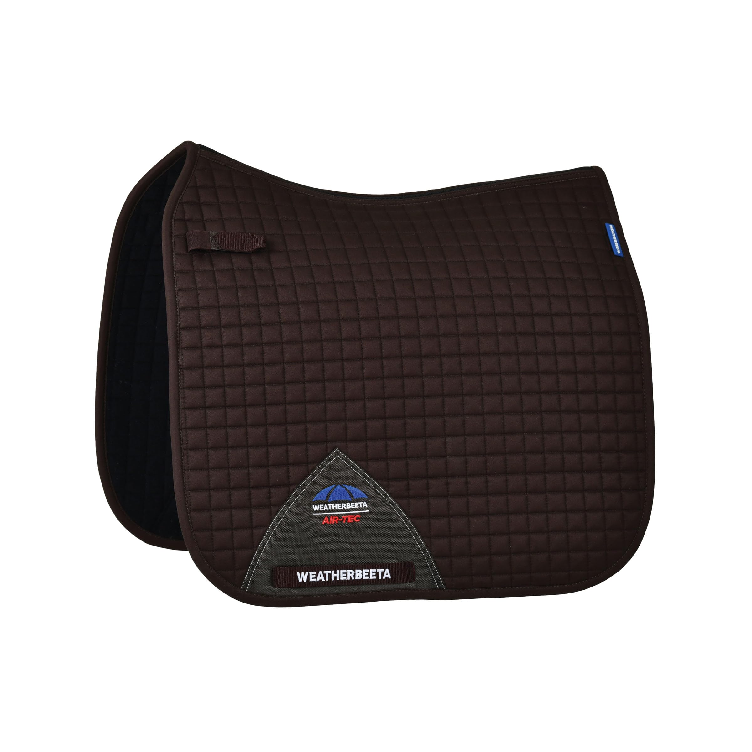 WeatherBeeta Prime Air-Tec Dressage Saddle Pad, Chocolate, Small — image 1