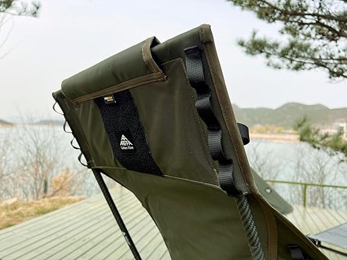 Miniatura 9 de AREFFA Silla de camping ligera para adultos, silla plegable ultraligera, diseño compacto y portátil con bolsa de transporte para senderismo, playa,