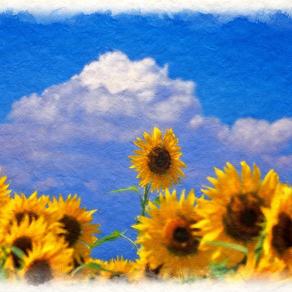 水晶絵 ひまわり 風景画 風景 アート 額縁 アートパネル 向日葵 立体 絵画 水晶絵 ひまわり 風景画 風景 アート 額縁 アートパネル 向日葵