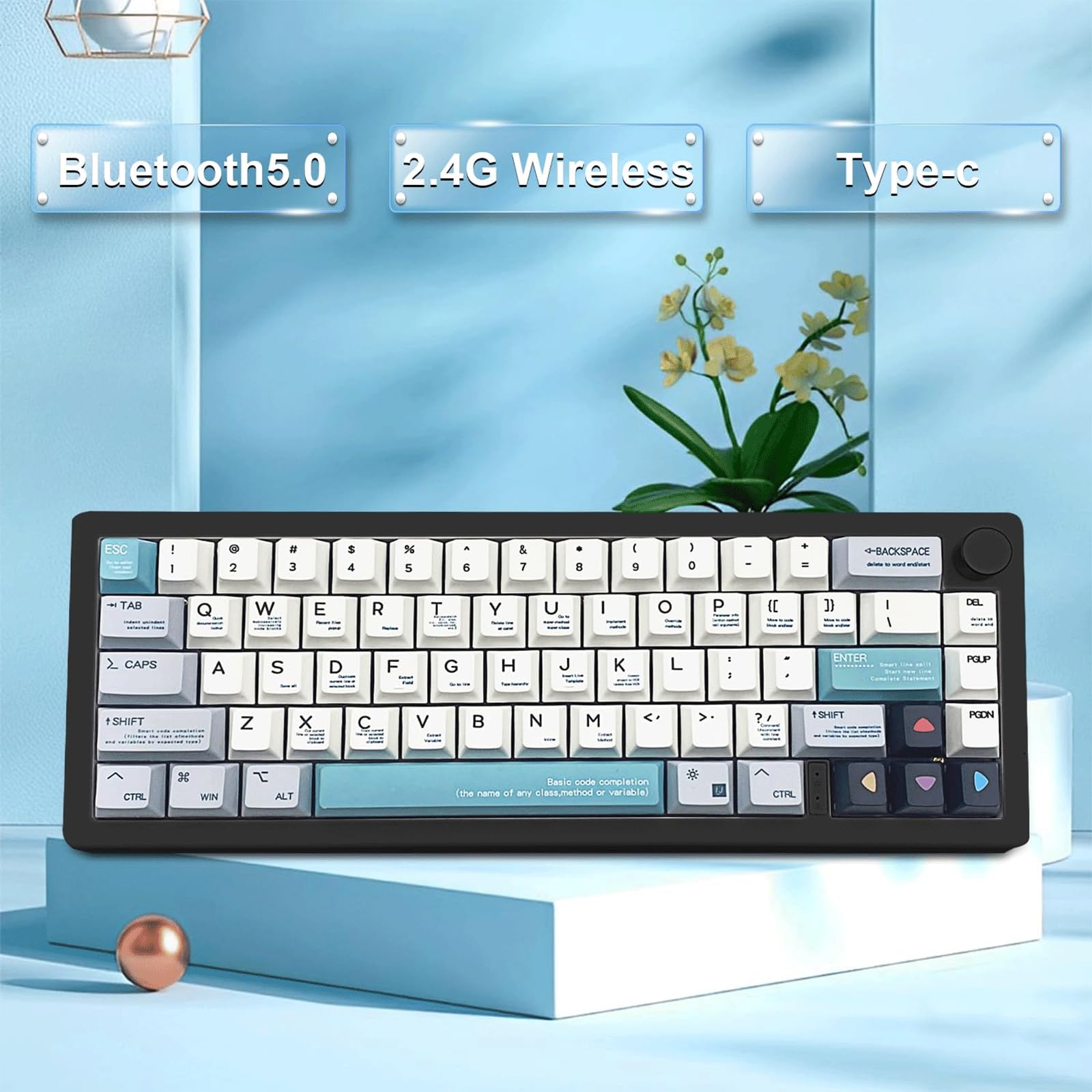 Zuoya GMK67 完成品（US配列/ 66キー/ 3モード接続） Zuoya GMK67 – Thekapco