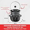 Instant Pot Superior Slow Cooker/Schongarer 7.1L Multi-cooker / 4 cooking functions (sparse roast steam cooking & keeping warm function) dishwasher safe – 800W black