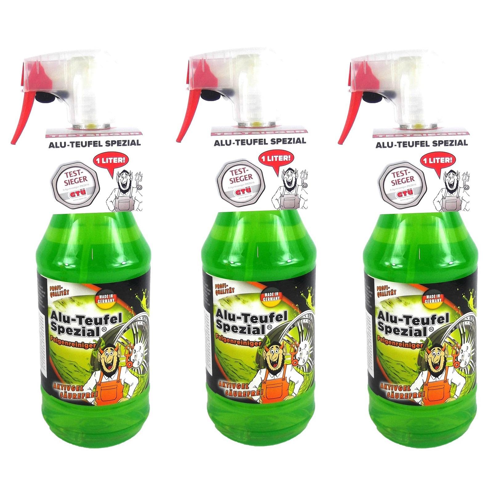 Tuga 3X Alu-Teufel Felgenreiniger Felgenreinigung Reiniger Gel 1 L Liter