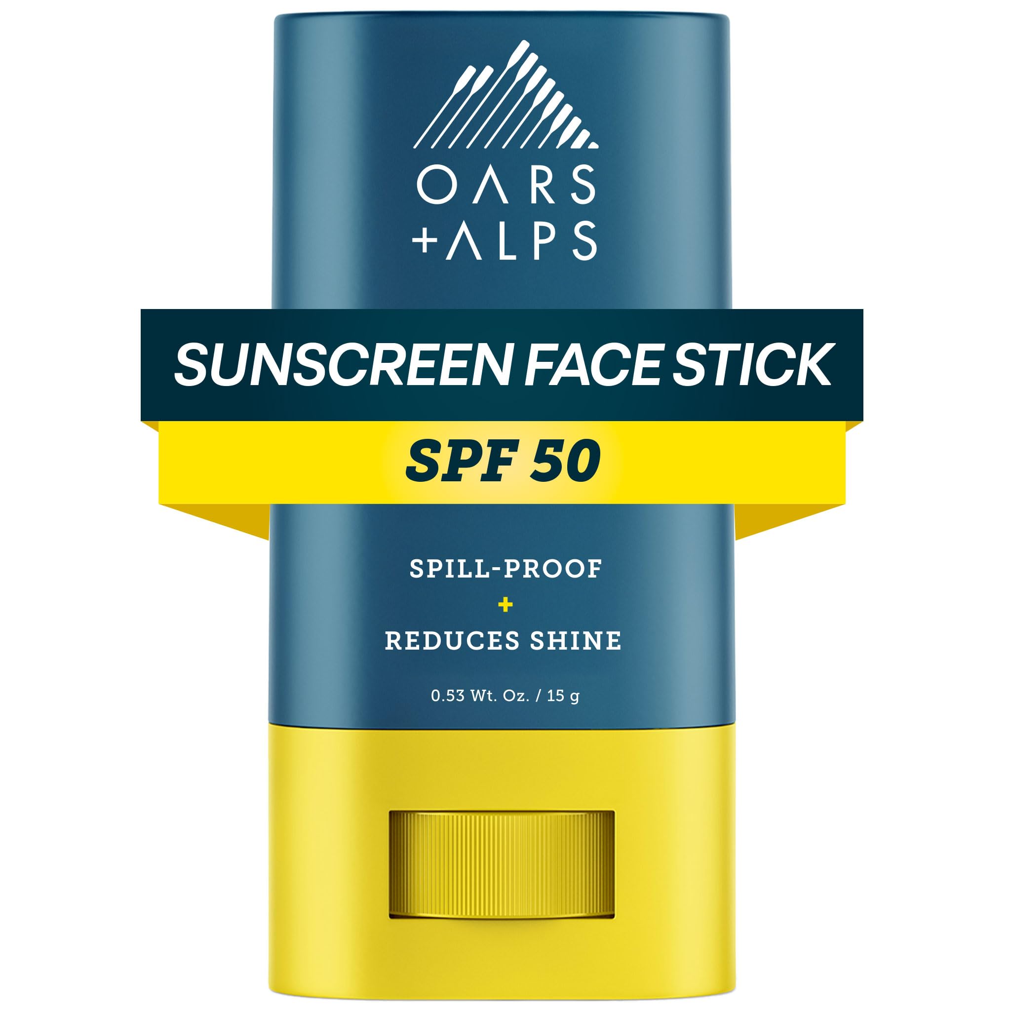 Amazon.com: Oars + Alps Matte Face Sunscreen Stick, SPF 50 Travel