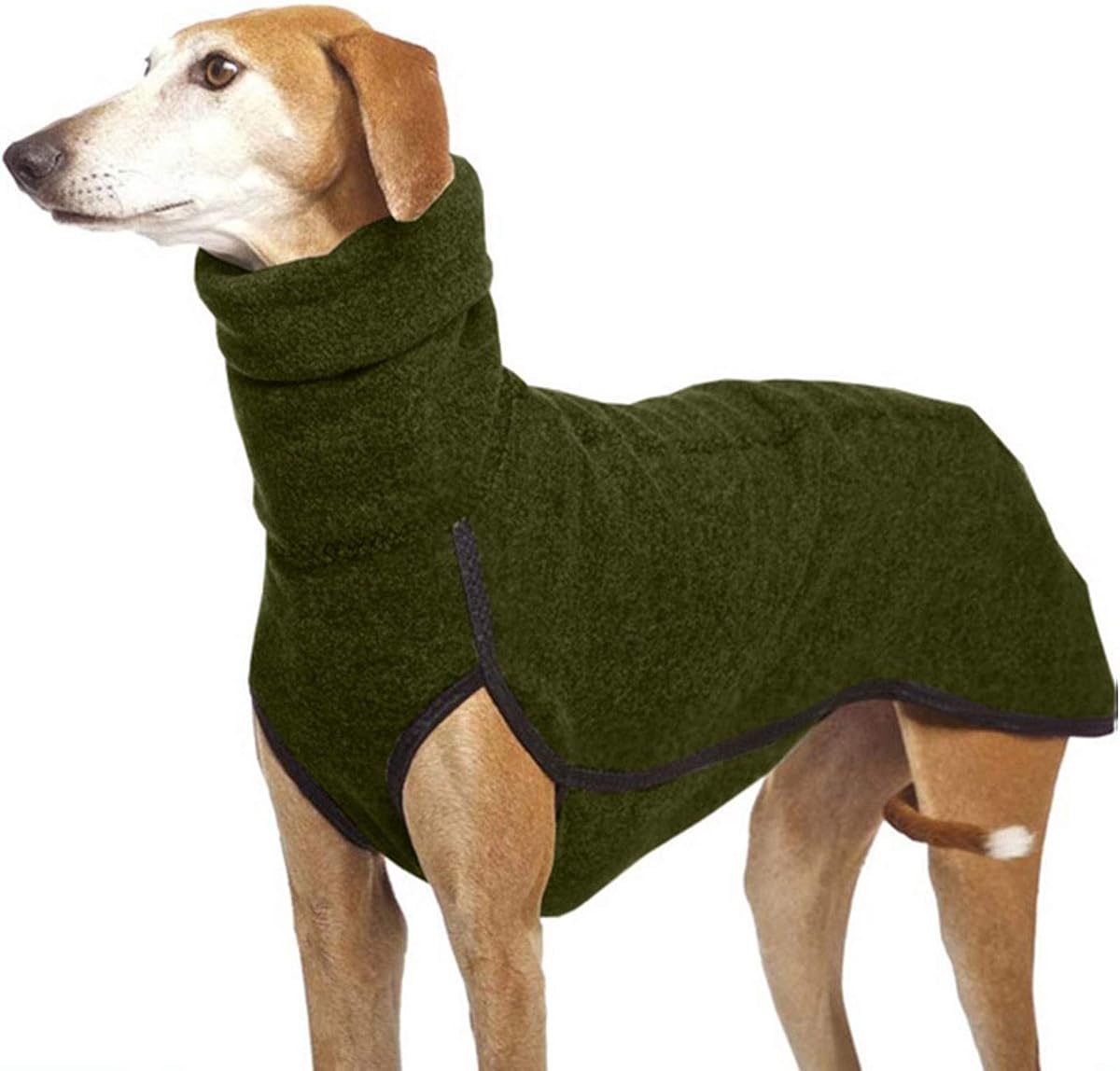 Esobo Ropa de lana para perros Abrigo de invierno cálido para perros Cuello alto para perros Chaqueta acogedora Camisa suave Chaleco Elegante trajes para mascotas para perros pequeños, medianos y grandes