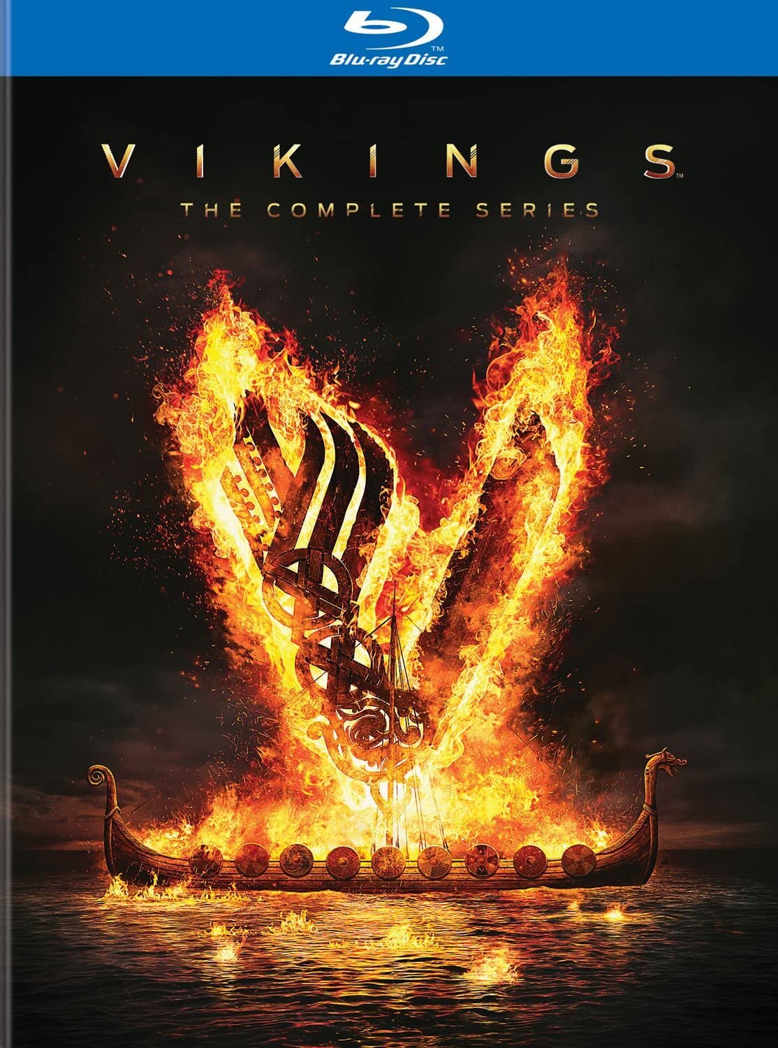 Season 1-4 discs inVikings: The CS (BD) [Blu-ray]