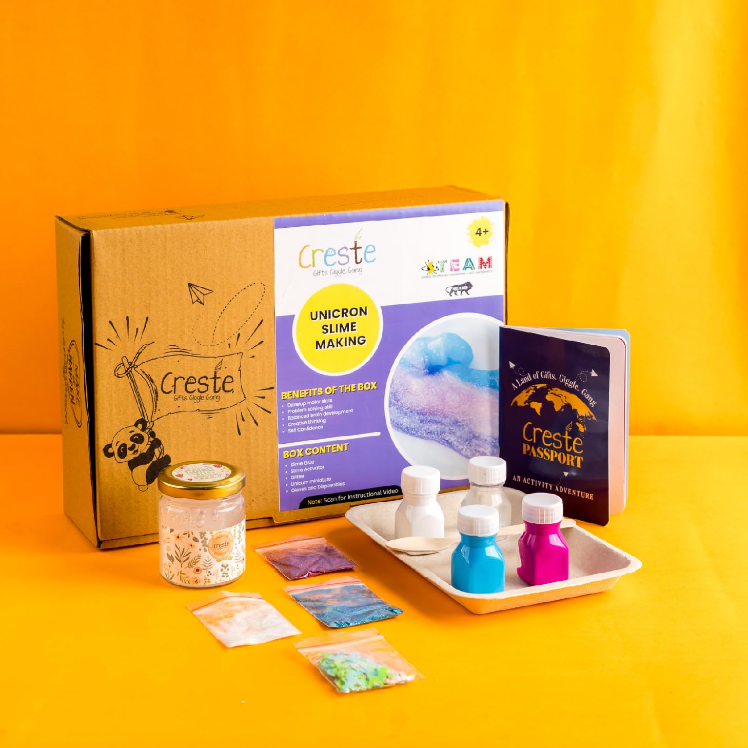 Creste Unicorn Slime Making Kit for Boys and Girls | Slime Activator Glue Gel | DIY Toys for Kids Ages 5-7-10-12 Years | Safe and Non Material (B0D8HXCKZW) Amazon Price History, Amazon Price Tracker