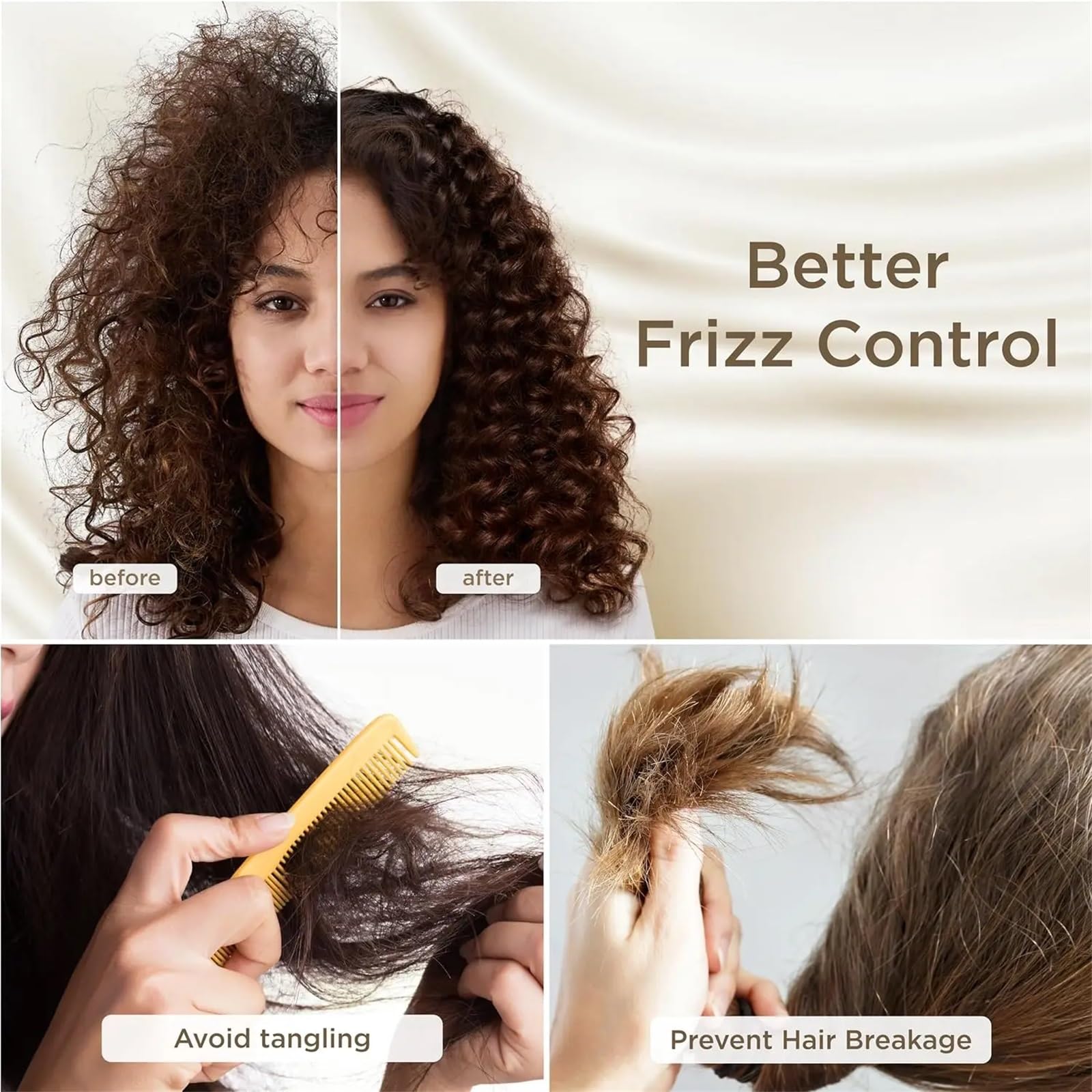 Federa in raso da 2 pezzi for capelli e pelle. setosa con chiusura a busta Per Casa
