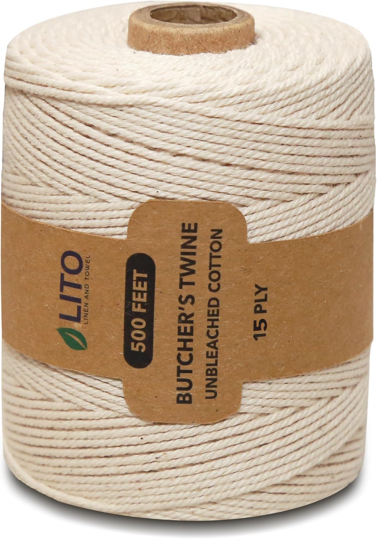 Tenn Well Butchers Twine, 656 Feet 1mm Food Safe Cotton