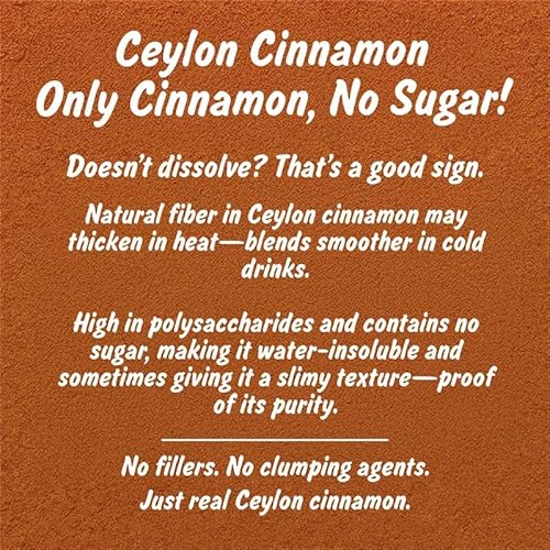 Spice Profile USDA Organic Ceylon Cinnamon Powder, Lab Tested for Heavy Metals, Resealable 4oz Pouch, Dalchini, Canela de Ceilán - Image 4