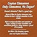 Spice Profile USDA Organic Ceylon Cinnamon Powder, Lab Tested for Heavy Metals, Resealable 4oz Pouch, Dalchini, Canela de Ceilán