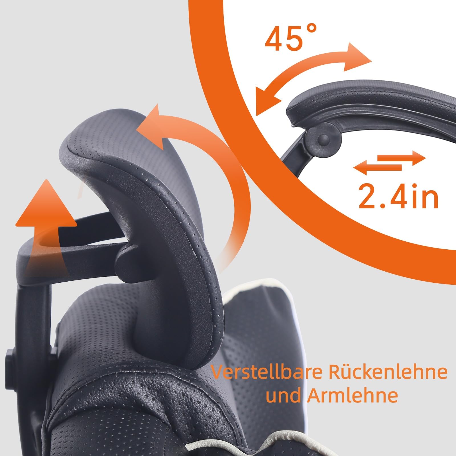 Ergonomischer Gaming‑Stuhl mit Ventilator, Luftkühler und Kühlung – Belüfteter Kühlsitz, Bürostuhl mit Liegefunktion, sanfte Vibrationsmassage, Chefstuhlmit mehrwinkliger Verstellung(Schwarz)