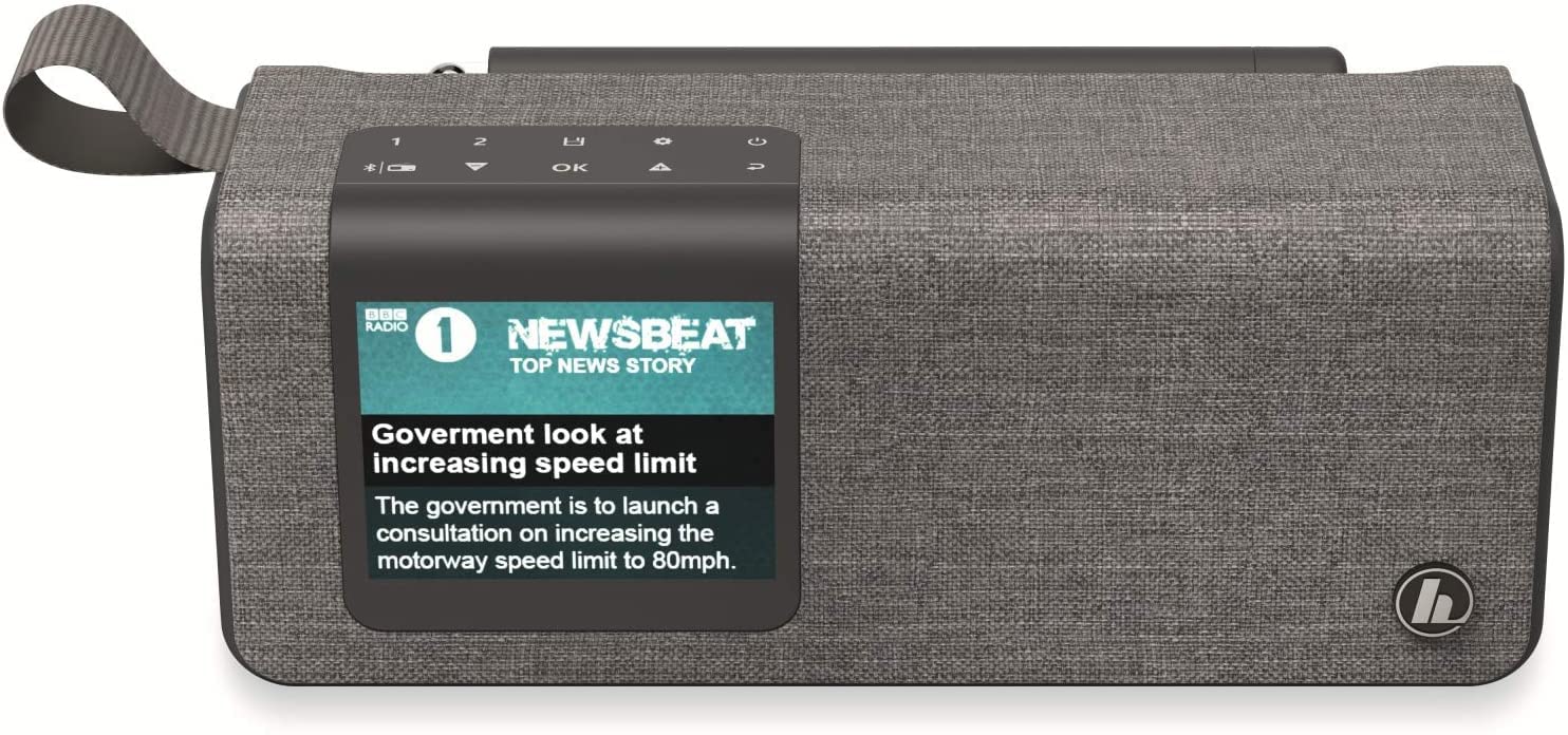 Hama DR200BT Tischradio DAB, UKW DAB, UKW, Bluetooth® Grau