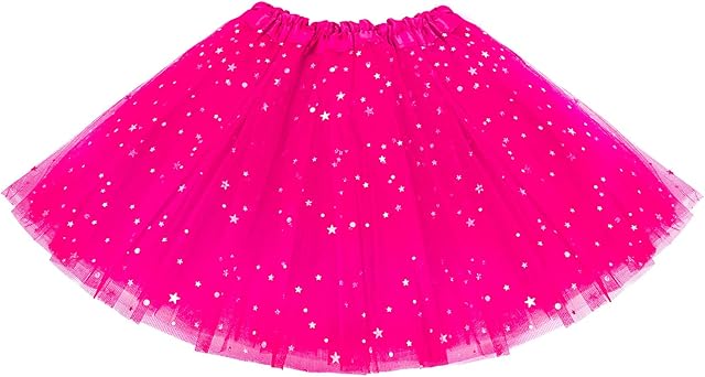 KEREDA Girls Tutu Skirts Sparkle Sequin Princess Dresses 3 Layers Ballet Dance Toddler Baby Tulle Star Costume for Girls 2-8T