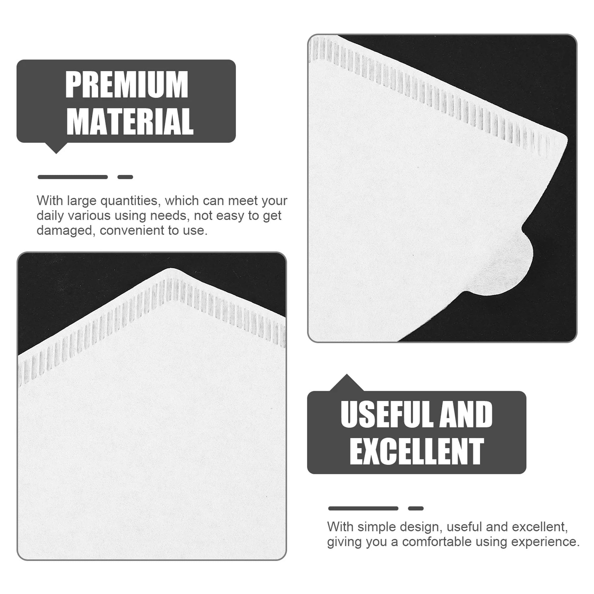 100 filtros de café cónico, filtro de papel compatible con canasta individual en forma de cono Fellow Aiden (forma de cono)