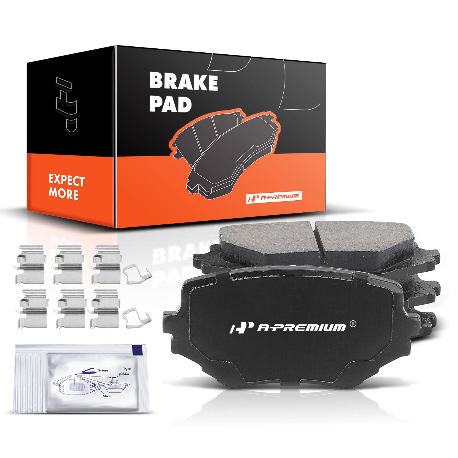 Photo 1 of A-Premium Front Ceramic Disc Brake Pads Set Compatible with Suzuki Grand Vitara 1999-2005, XL-7 2002-2004, Sidekick 1996-1998, 4 Pcs