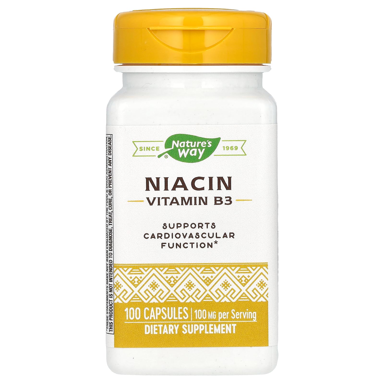 Niacin, 100mg, 100 Capsules