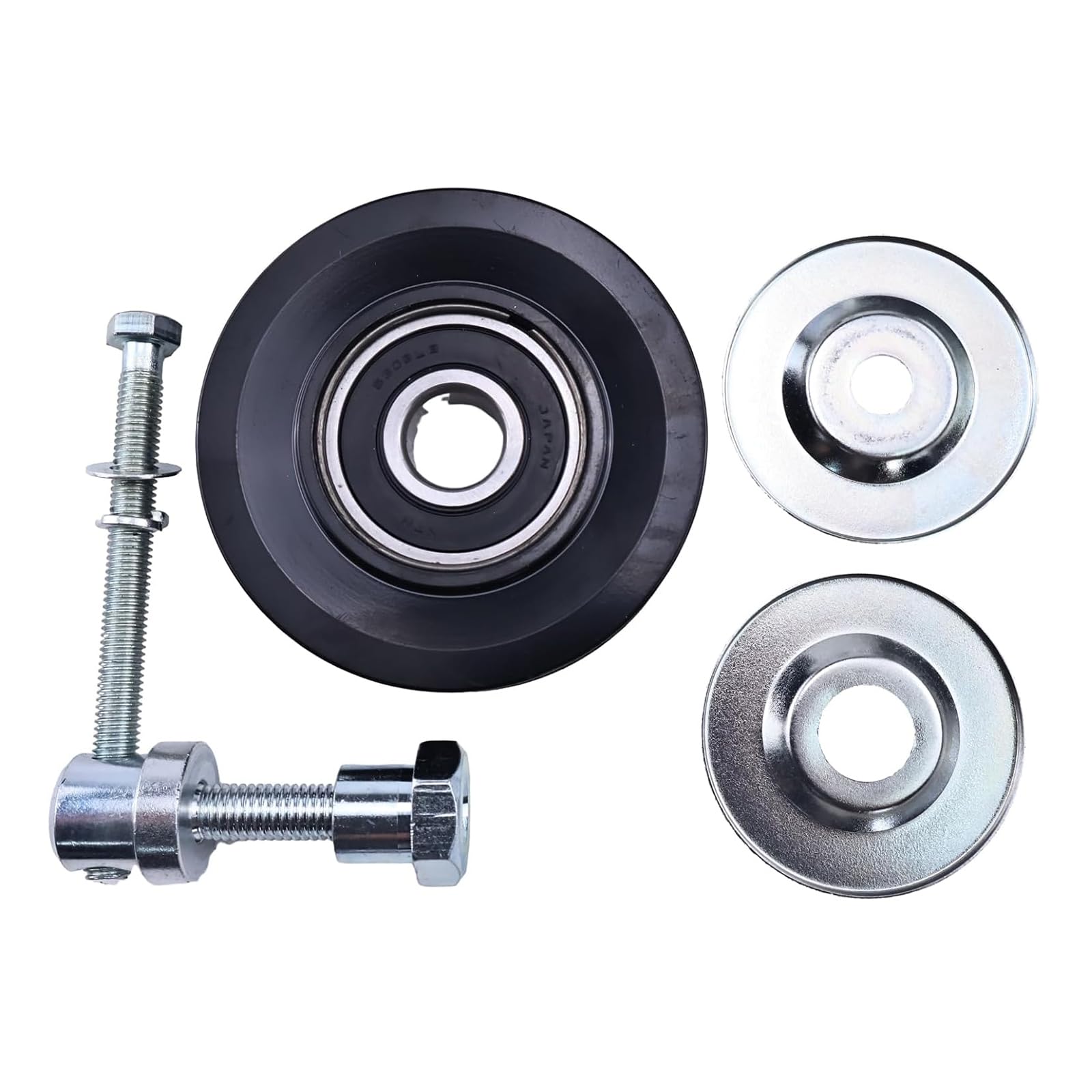 Polea de compresor de aire acondicionado 4346770 AT213915 compatible con John Deere 75D 75G 85D 85G 120C 120D 130P 130G 135P 135C 135D 135G 160P 160C 160D 160G 180C 180G 190DW 190GW