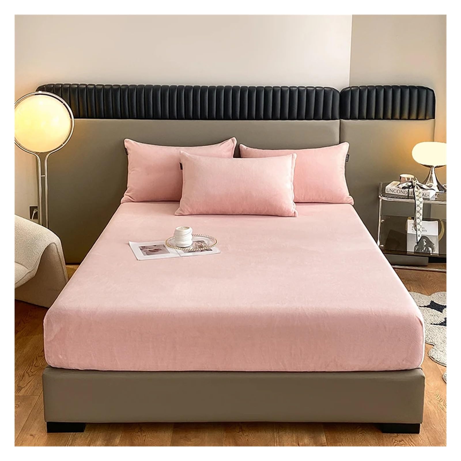Drap Antidérapant Grand Lit Drap De Lit En Velours Et Flanelle - Drap-housse D'hiver Doux Drap Housse Antidérapant élastique 360 Drap Antidérapant Grand Lit Drap De Lit En Velours Et Flanelle - Drap-housse D'hiver Doux Drap Housse Antidérapant élastique 360