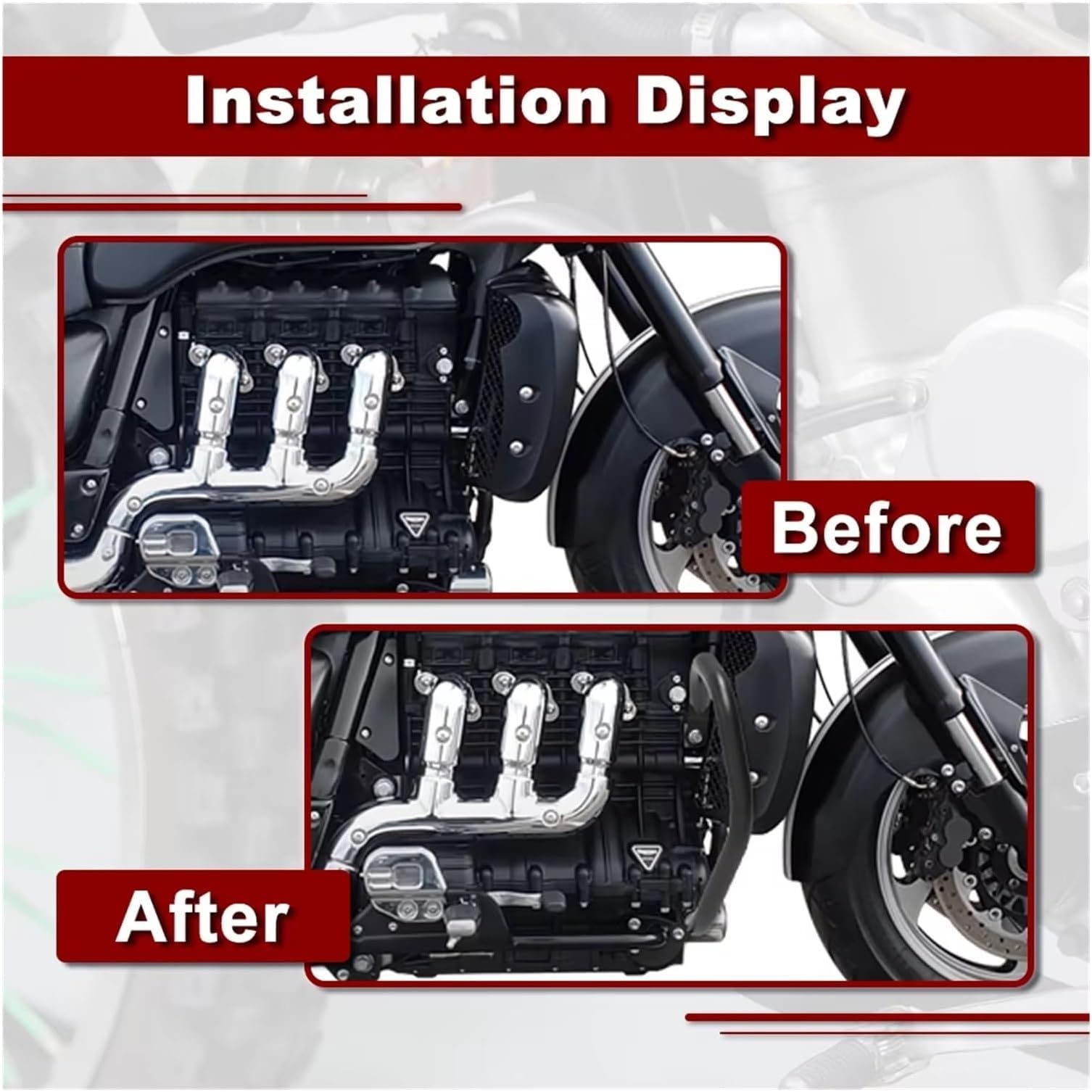 Autobahnbarren Für Triumph Rocket 3 Und III (2003–2019) – Motorschutzbügel Für Motorräder Sturzbügel