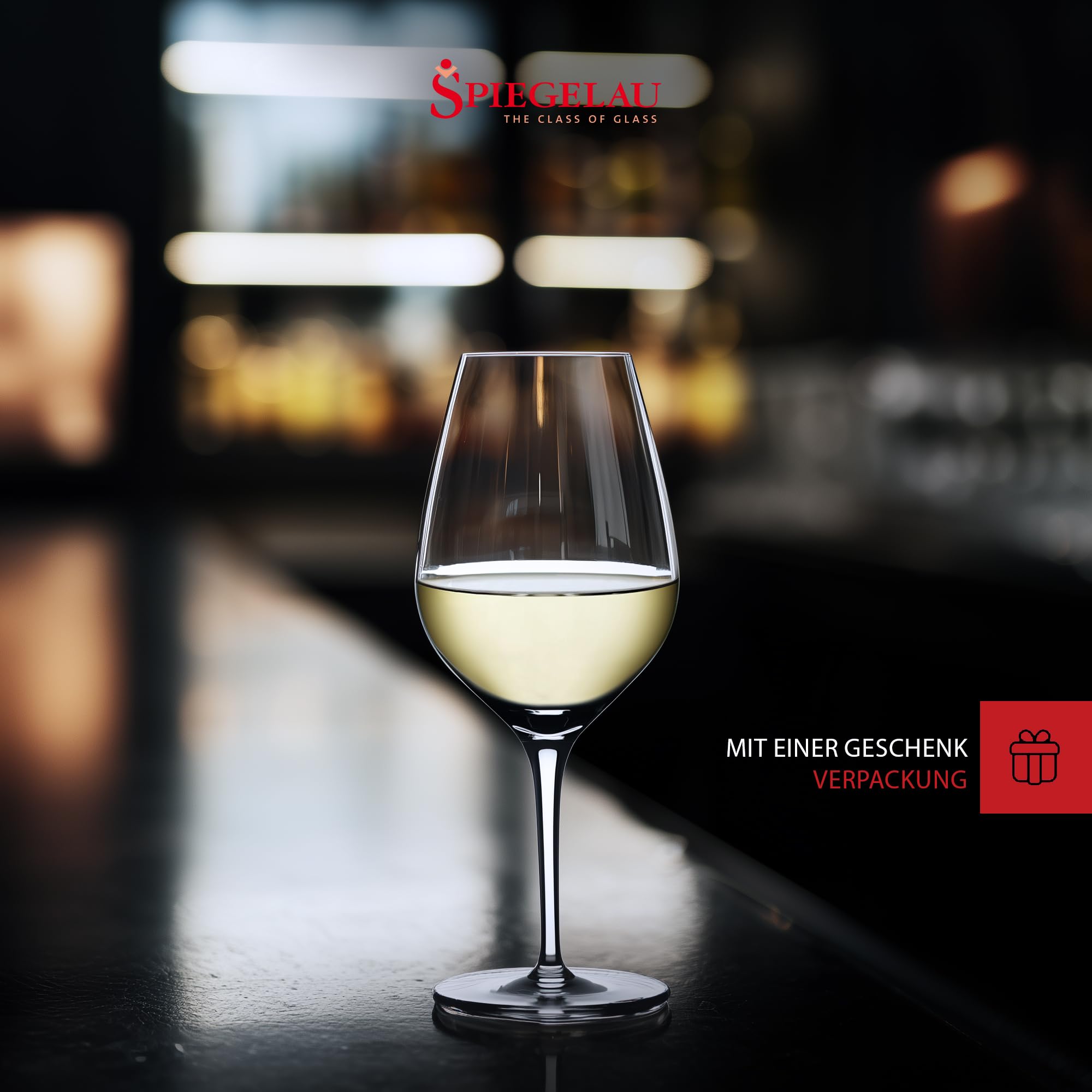Spiegelau & Nachtmann - Authentis - Verres à vin et Carafe à décanter, Weißweinglas, Lot de 4