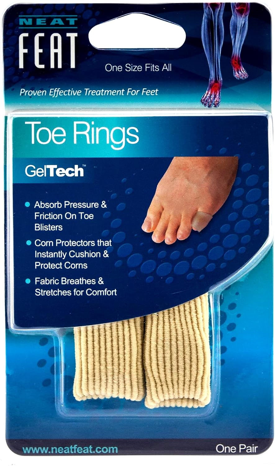 Neat Feet Gel Toe Rings One Size x2 Amazon.co.uk Health & Personal Care