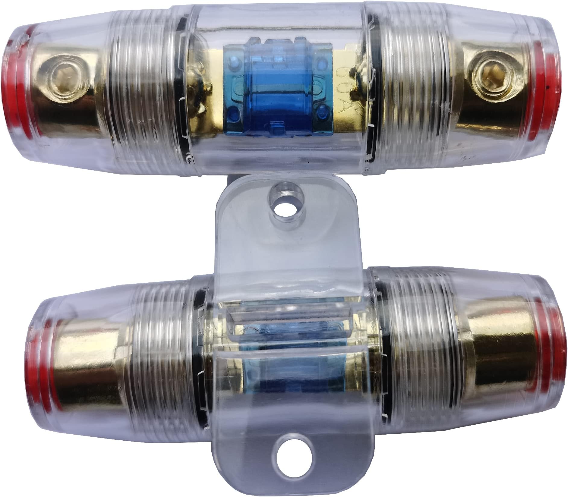 2PCS in LINE Mini ANL Fuse Holder for CAR Audio 4GA/8GA-4GA/8GA Include Fuse