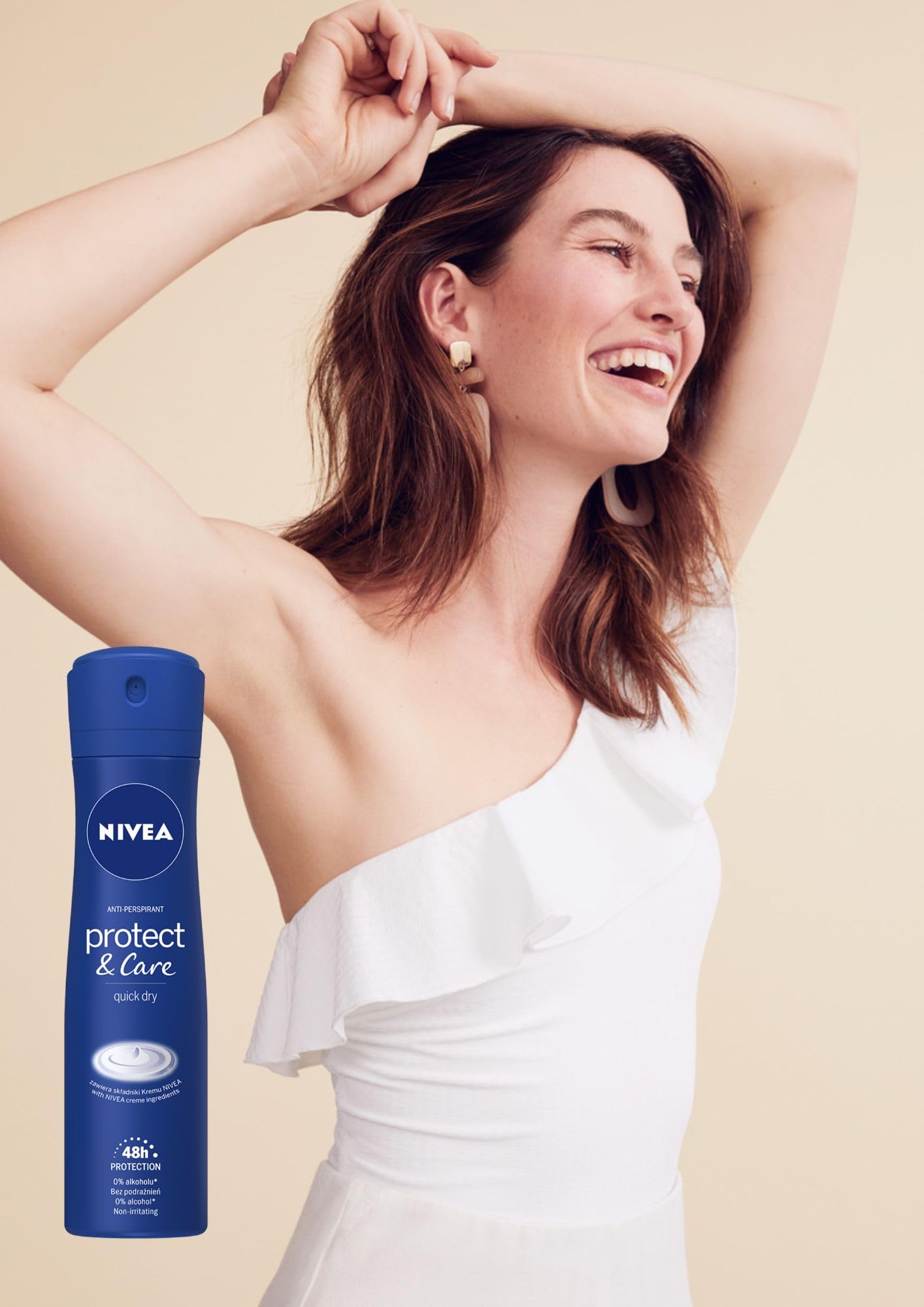 NIVEA Protect&Care 48 H Antyperspirant w sprayu dla kobiet 150 ml