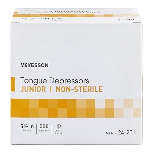 Miniatura 9 de McKesson Depresores de lengua 5000 unidades Tamaño junior, no estériles, madera, sin sabor, sin astillas, 5.5 pulgadas, uso para medicina, artes,