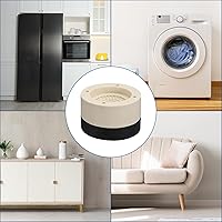 Vista 7 de uxcell Juego de 4 elevadores redondos para muebles, altura de 1.38 pulgadas, elevadores de cama ajustables para marco de cama, mesa, escritorio