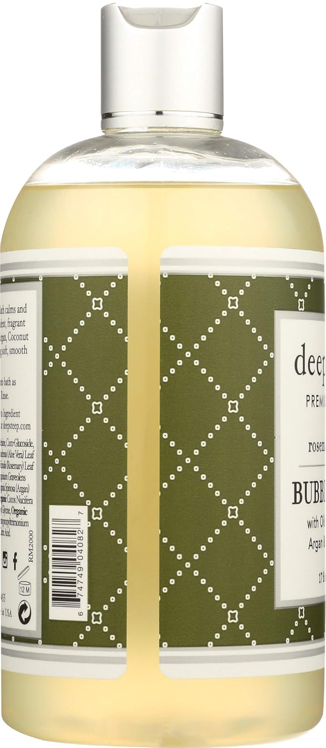 Deep Steep Rosemary Mint Bubble Bath - 17 Fluid Ounces : Beauty & Personal Care
