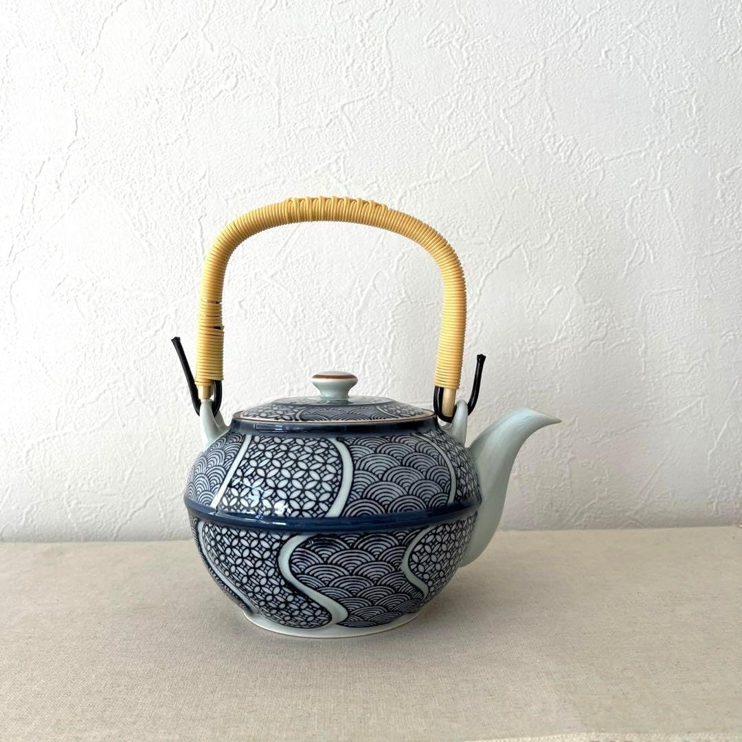 ㊷備前焼 宝瓶 登り窯 蟹(かに)とタニシ(貝)手びねり4角 急須 ⑱備前焼