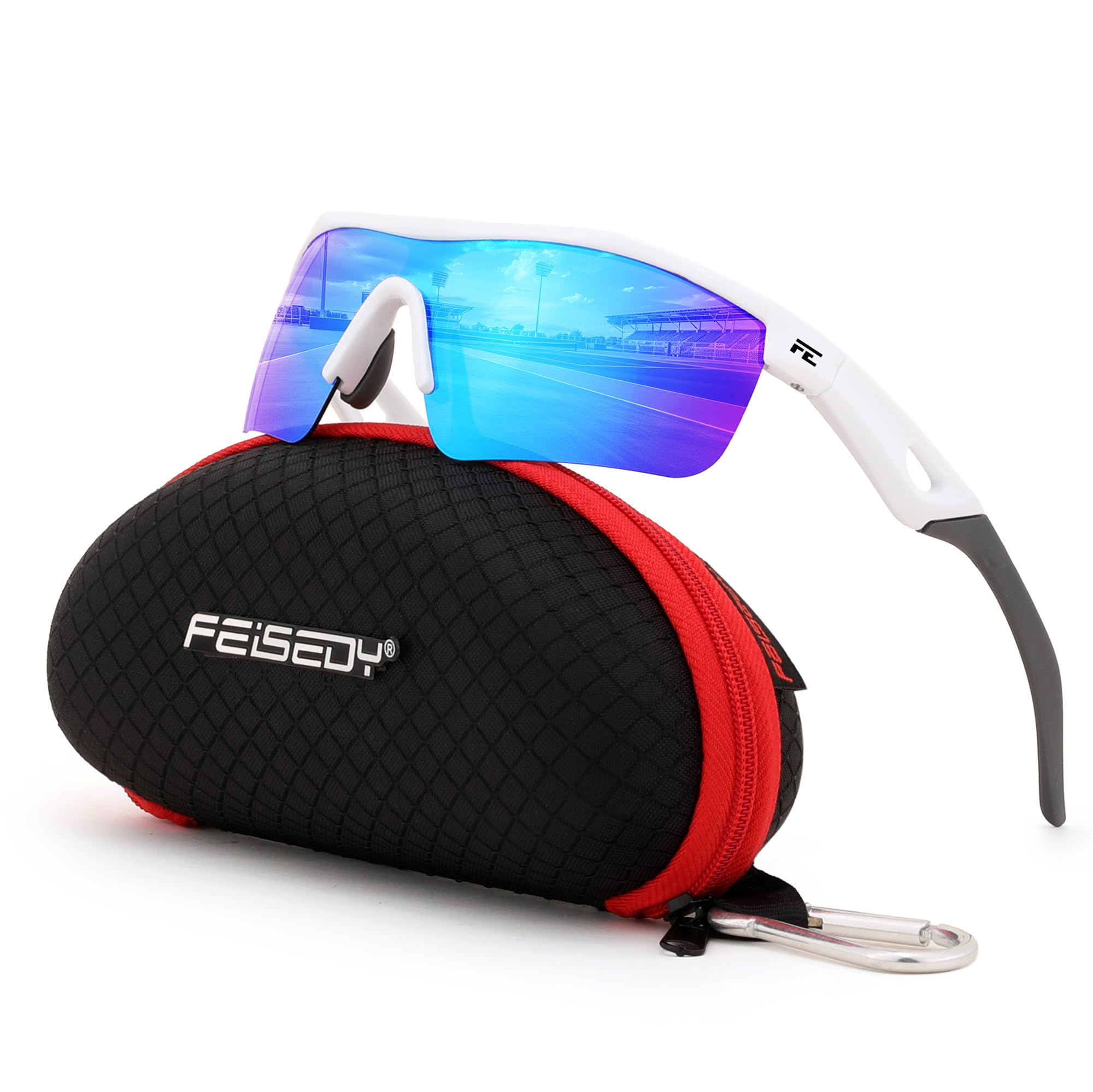 FEISEDY Kids Polarized Sports Sunglasses, TR90 UV400 Baseball Cycling