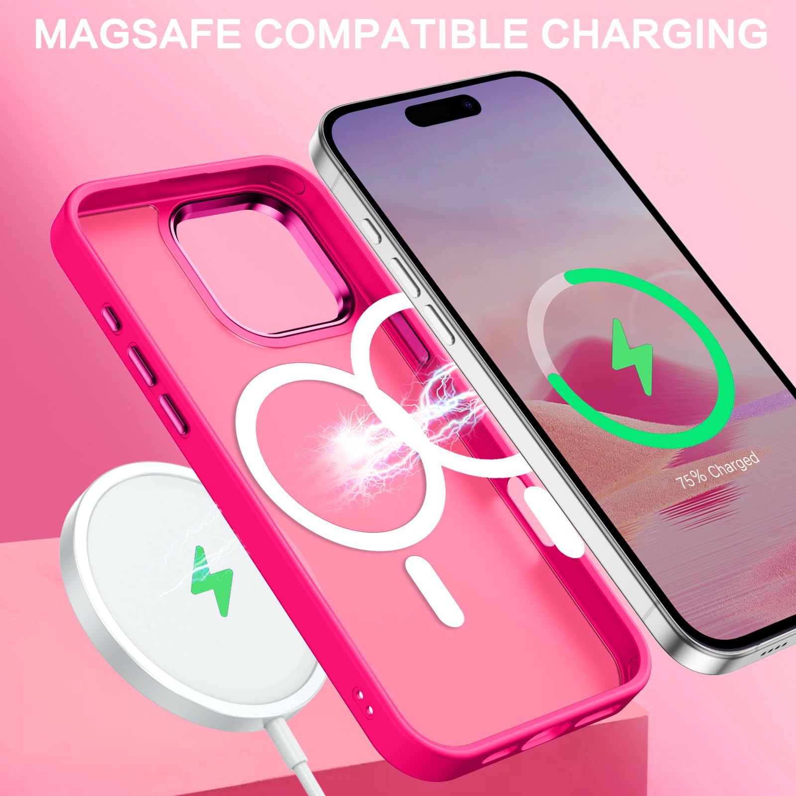 VENINGO Custodia magnetica per iPhone 16e, per iPhone 16e da 6,1