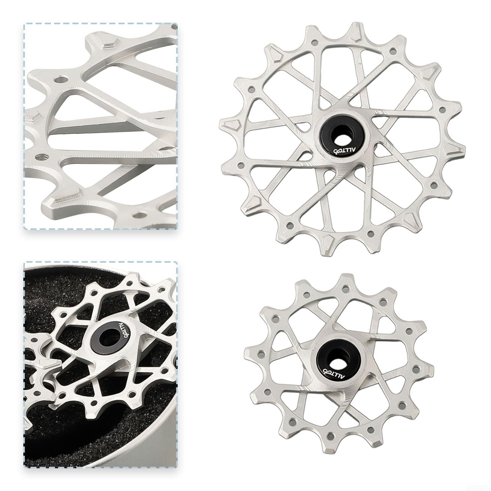12T + 16T Poulie Roues pour dérailleur arrière de vélo pour Sram Nx Gx Xx1