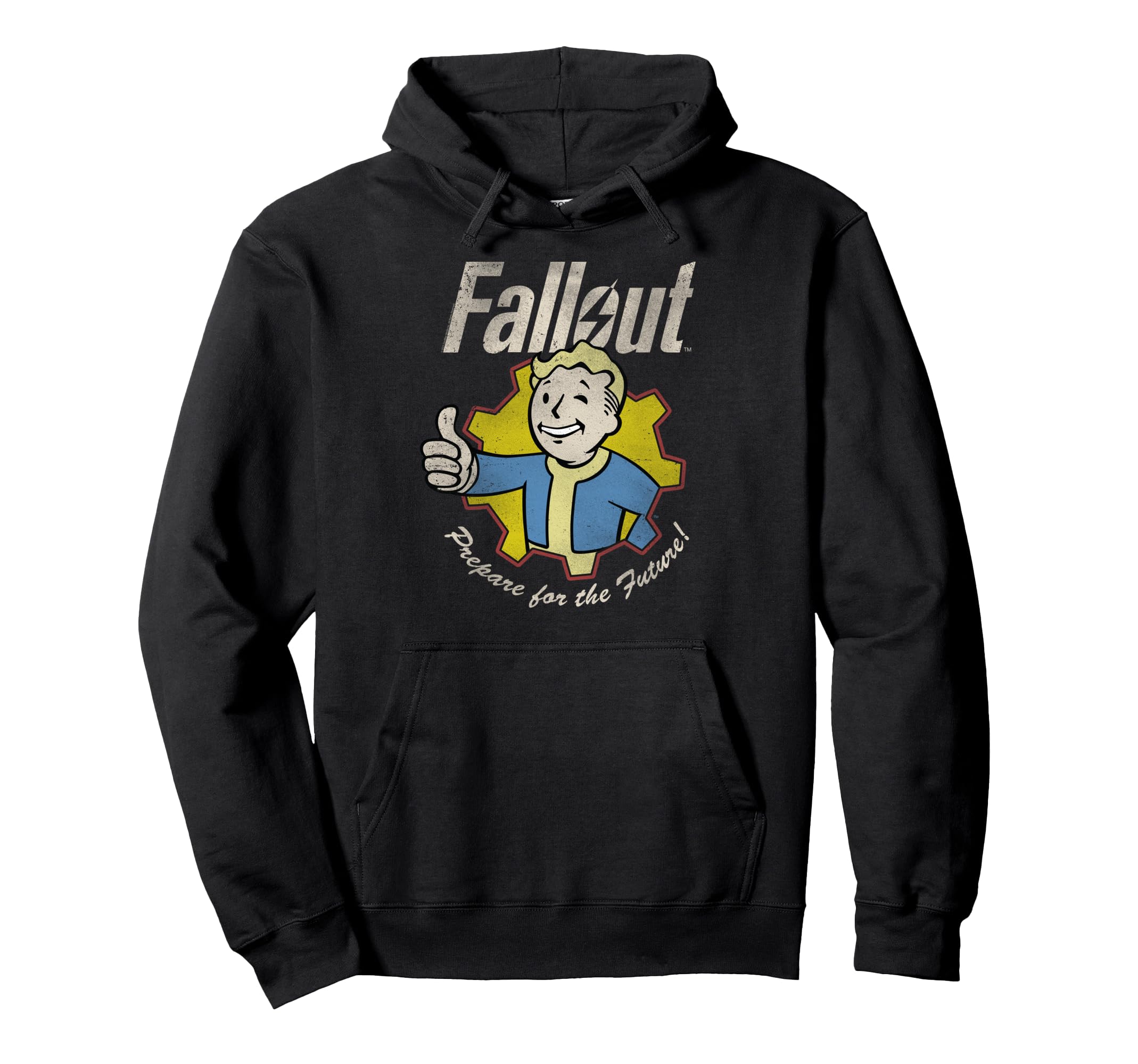 Fallout Video Game Prepare for the Future Vault Boy Pullover Hoodie