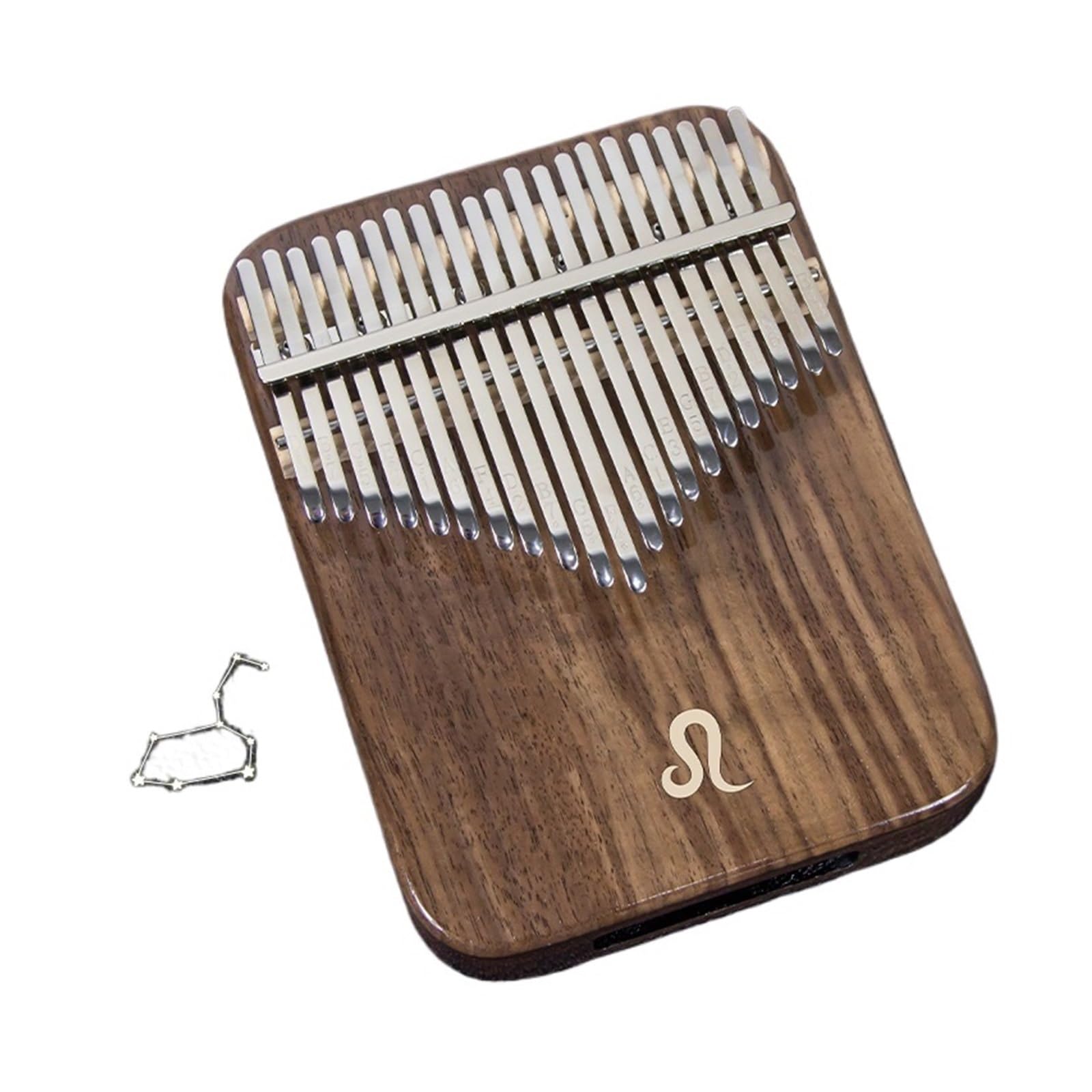 Kalimba Kalimba mini mały instrument muzyczny 21-tonowy instrument muzyczny w kształcie konstelacji czarnego orzecha