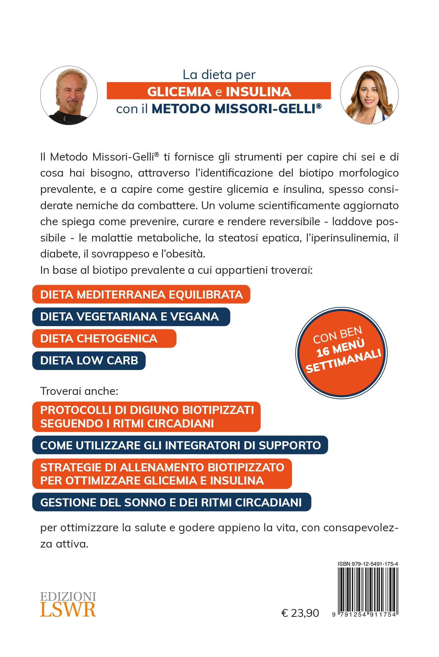 La dieta per glicemia e insulina con il Metodo Missori-Gelli®