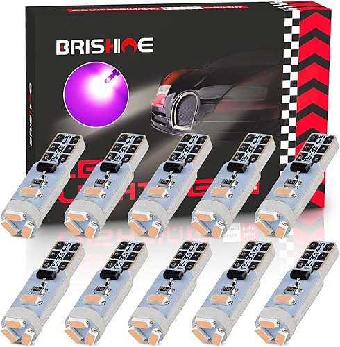 10X T5 Bombillas LED Extremadamente Brillantes 3014 Chipsets 74 70 37 73 17 Bombillas LED para Interior, panel indicador de luces de aire