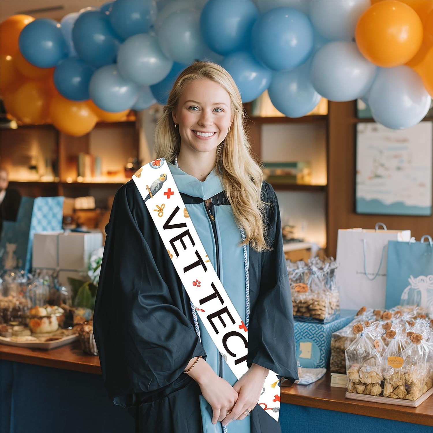 Veterinarian Graduation Decorations Sash Congrats Vet Graduation Party Favor for Future Vet Class of 2026 Medical School Congratulation Grad Party Supplies Favors