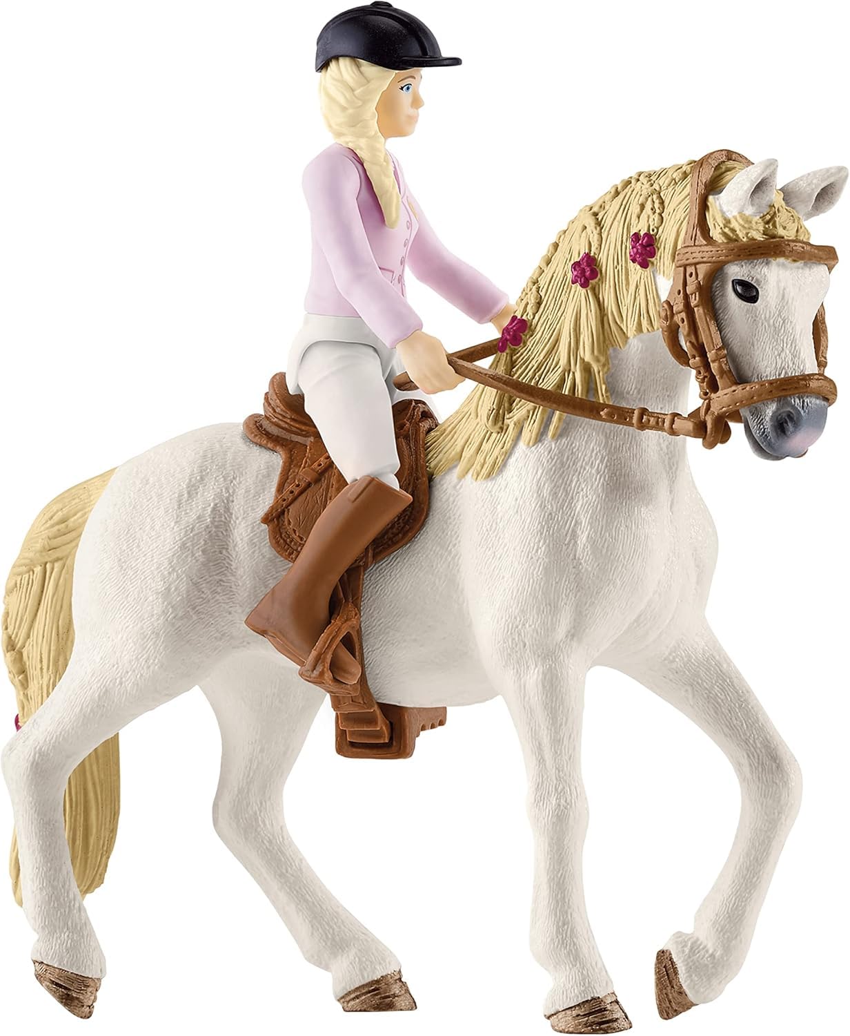 SCHLEICH 72221 Horse Club Ausritt & 42593 Horse Club Wohnwagen für geheime Club-Treffen, 95 Teile Spielset Pferde Figur und weiterem Zubehör, Spielzeug für Kinder ab 5 Jahren