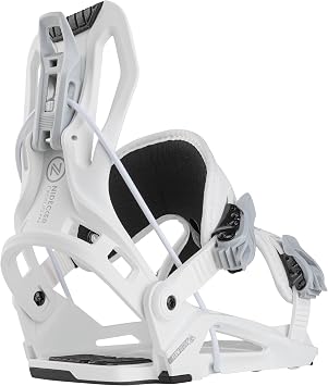 Nidecker Flow Nexus Snowboard Bindings Comfortable All-Mountain Flex with Glass-Filled Nylon Baseplate