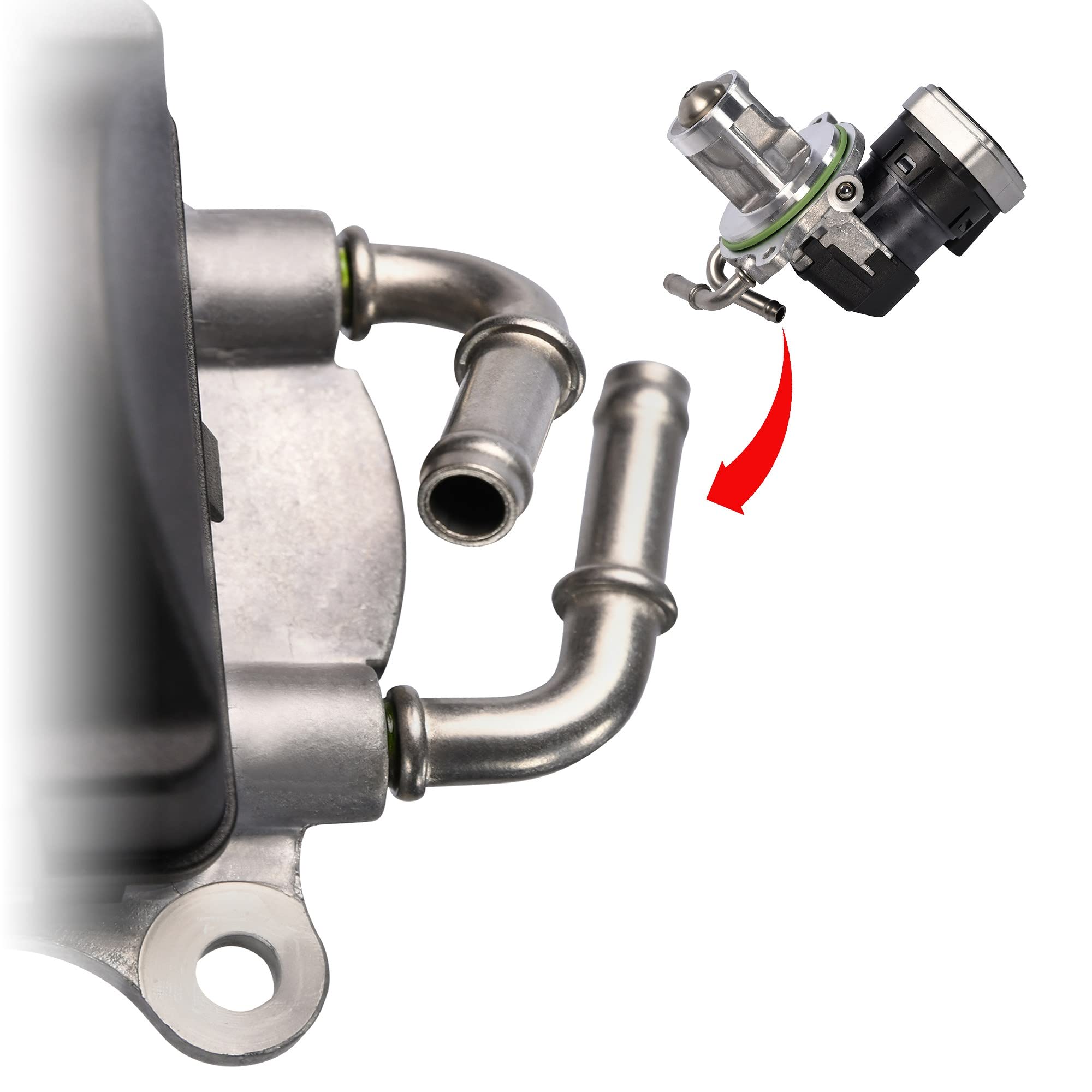 ATEC Germany 1x valvola EGR elettrica incl. valvola di controllo della