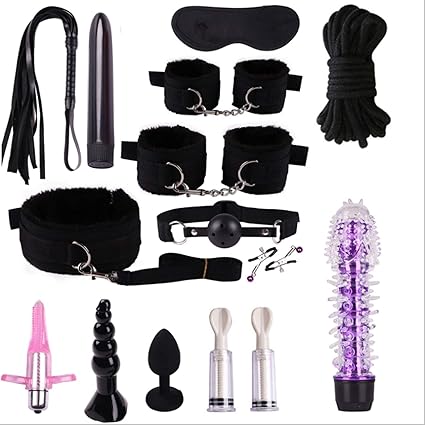 WRZHL 14 Piezas Soft PlusH SE-X Kit Ajustable HandcufFS ...