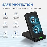 Vista 8 de Soporte de carga inalámbrico para Google Pixel 10/10 Pro/10 Pro XL/9a/9 Pro/9 Pro XL/8/8 Pro/7/7 Pro/6/6 Pro/5, estación de carga rápida