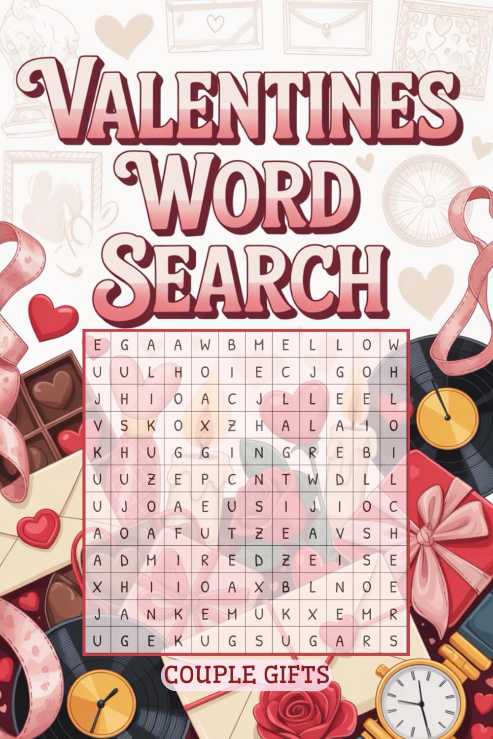 Couple Gifts: Valentines Word Search: A Fun Puzzle Book for Him and Her with 100 Brain Games and Answers